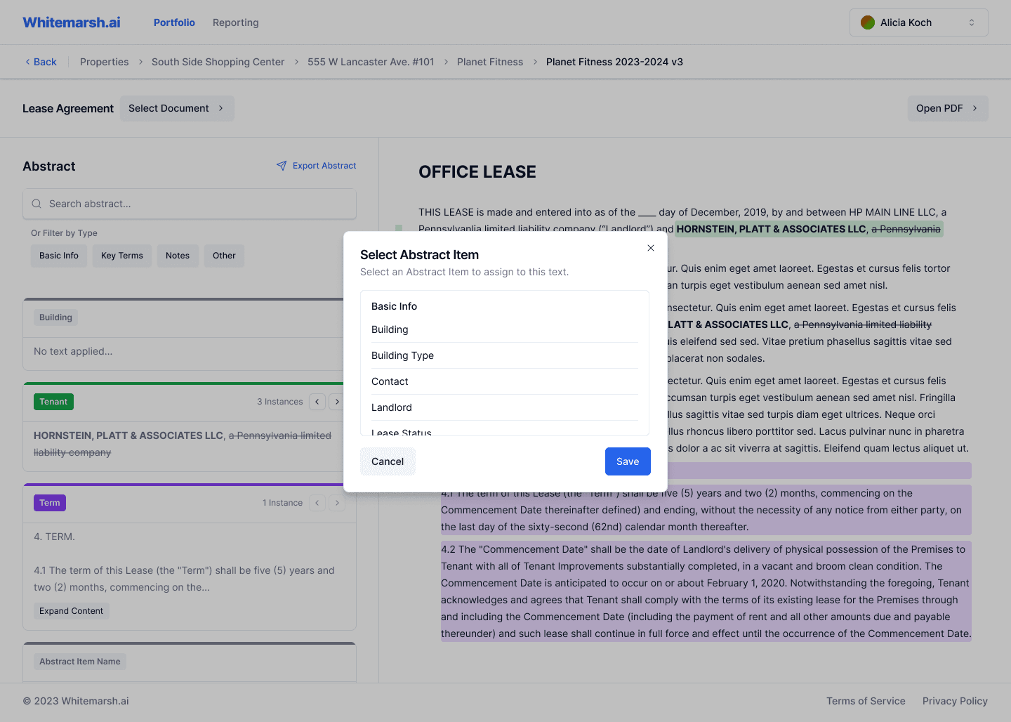 Defining a term within the extracted legal content.